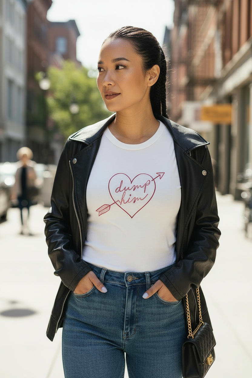 The Heather “Dump Him Graphic Tank”