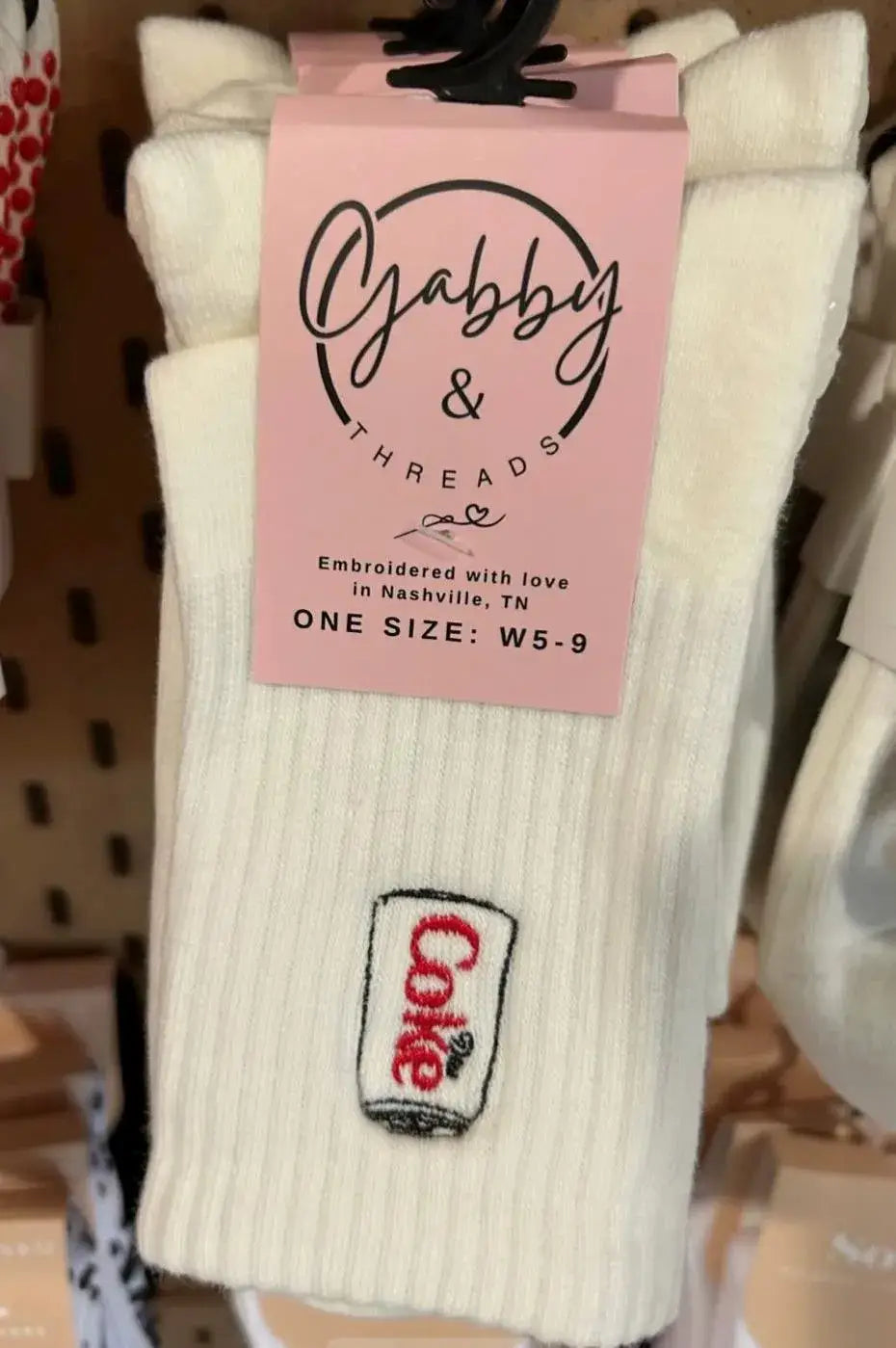 The Dorit “Diet Coke Socks”