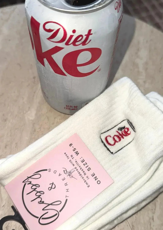 The Dorit “Diet Coke Socks”